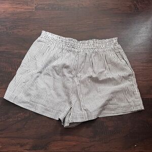 American Eagle Striped Linen Shorts NWOT